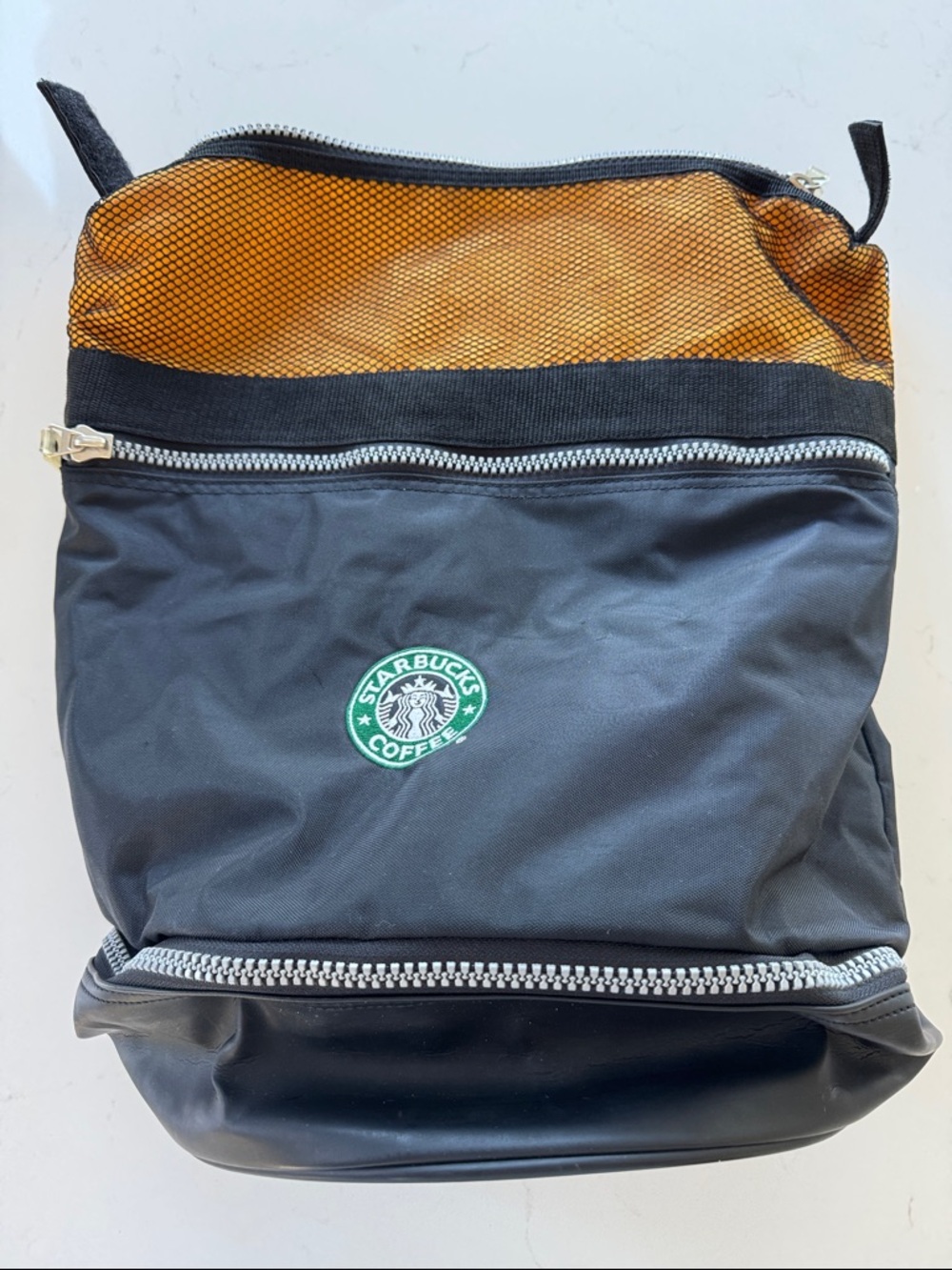 Starbucks Black and Orange Shoulder Bag NEW!